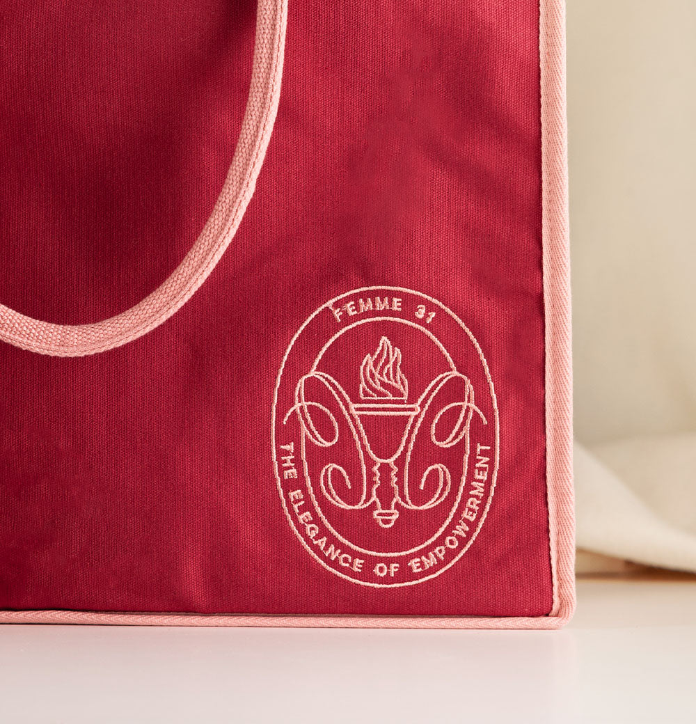 DOMAINE CURRY WINE BOTTLE TOTE