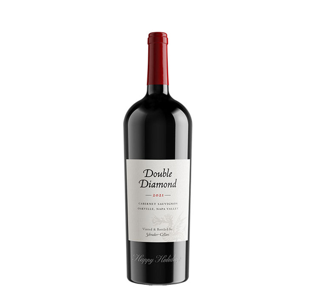 Etched Happy Holidays Double Diamond : 2021 Cabernet Sauvignon 1.5L