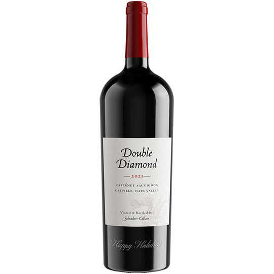 Etched Happy Holidays Double Diamond : 2021 Cabernet Sauvignon 1.5L