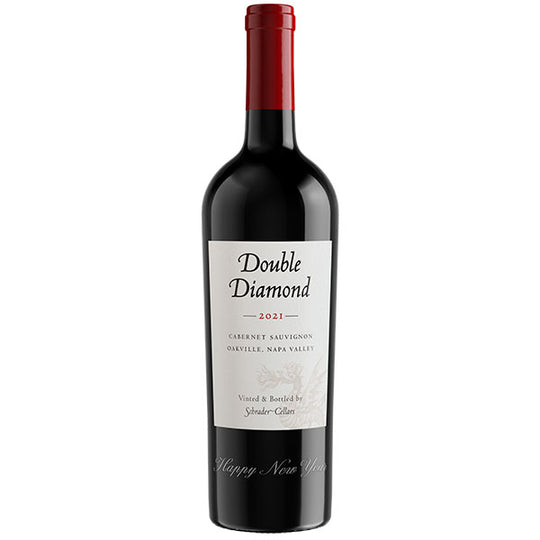 Etched Happy New Year Double Diamond : 2021 Cabernet Sauvignon