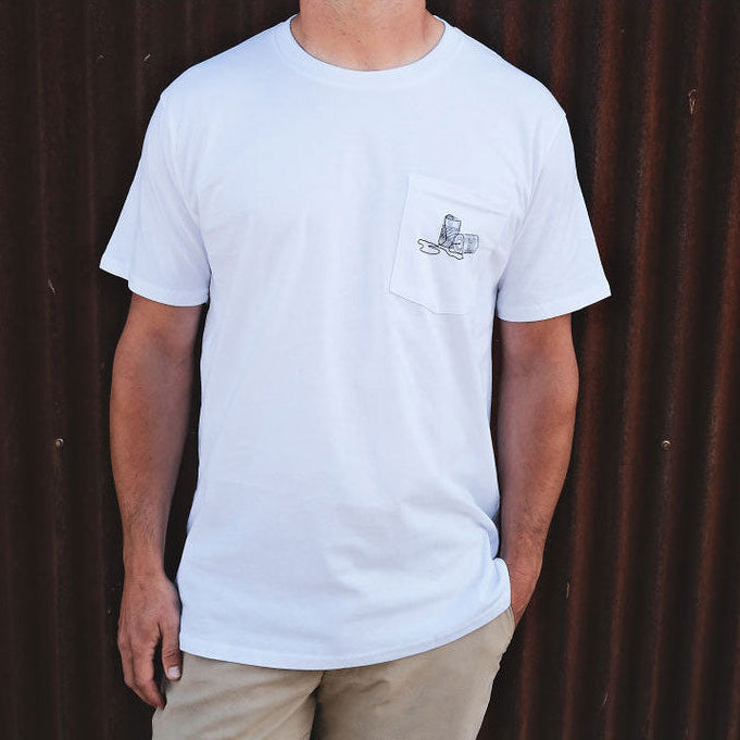 MFN Pocket White Tee