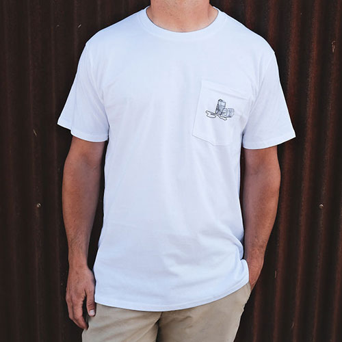 MFN Pocket White Tee