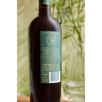 The back of Mount Veeder Winery 2023 Napa Valley Cabernet Sauvignon with 50th anniversary label