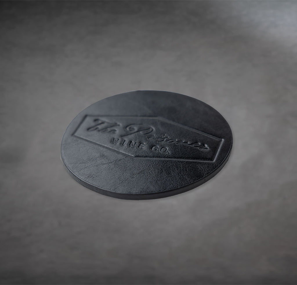 The Prisoner Leather Coaster
