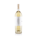 Divulge white wine bottle of wine on a blank background