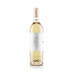 Divulge white wine bottle of wine on a blank background