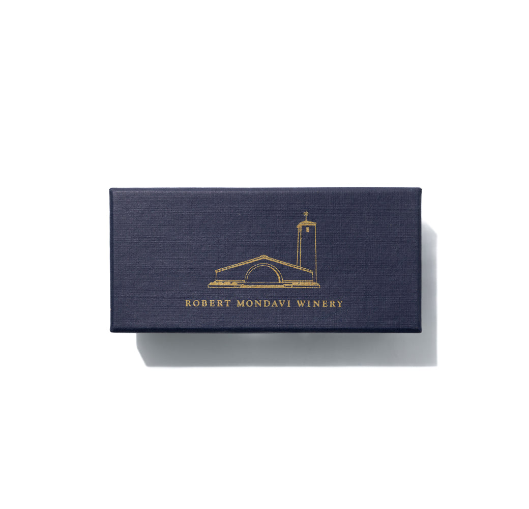 Robert Mondavi Winery Optical Crystal Wine Stopper + Box