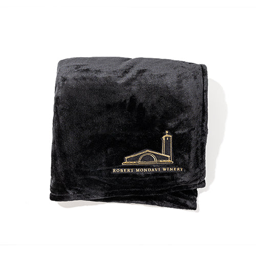 Robert Mondavi Winery Faux Mink Blanket