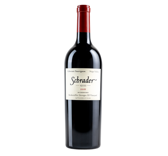2021 Schrader GIII Cabernet Sauvignon Beckstoffer Georges III Vineyard Rutherford