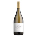 A bottle of Sea Smoke Chardonnay white wine, featuring a dark glass bottle with a gold foil capsule and a white label with elegant black script, set against a plain white background.
