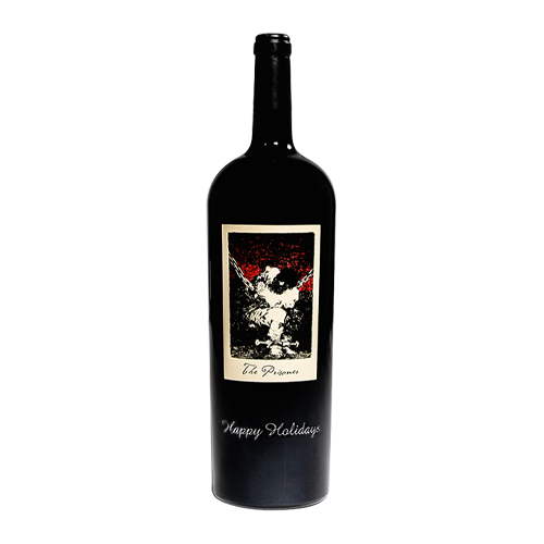 ETCHED HAPPY HOLIDAYS 2023 THE PRISONER RED BLEND 1.5L