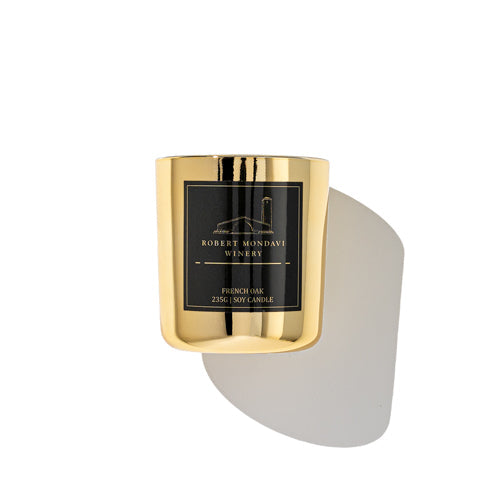Robert Mondavi Winery Gold Vessel Candle French Oak (Full Size)