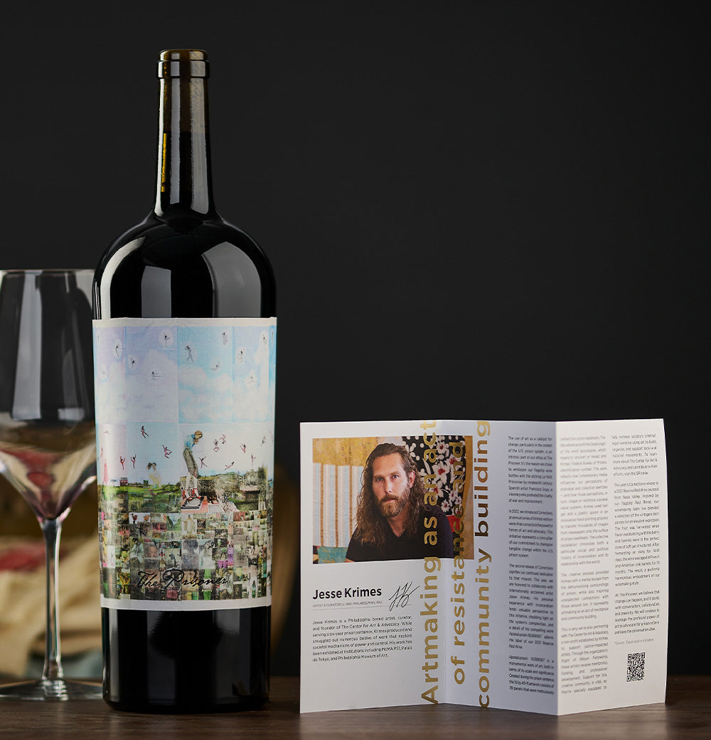 the prisoner corrections magnum 1.5L red wine with pamphlet
