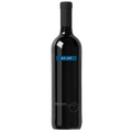 A bottle of SALDO RED BLEND on a gray background