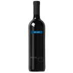 A bottle of SALDO RED BLEND on a gray background