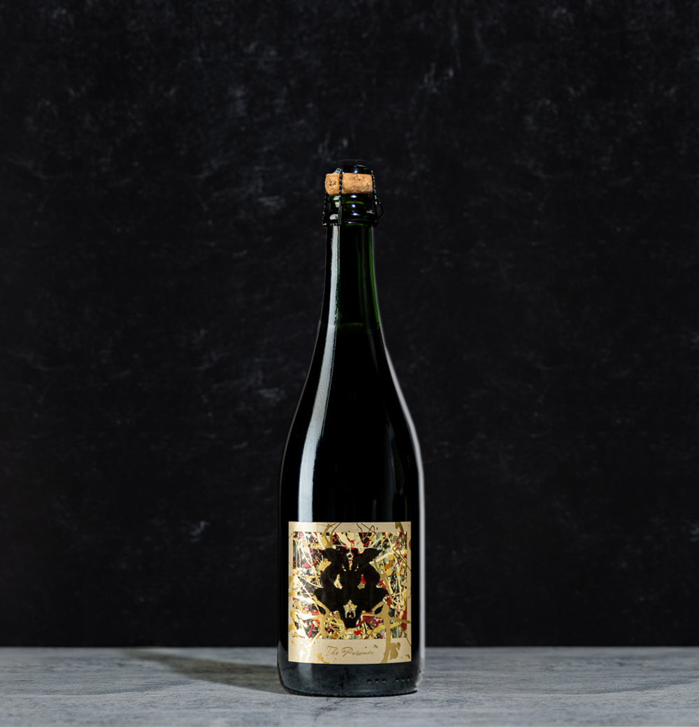 The Prisoner Winemaker Series Sparkling Red Wine on black background